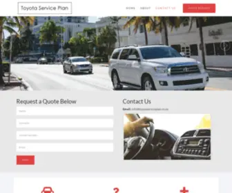 Toyotaserviceplan.co.za(Toyota Service Plan) Screenshot