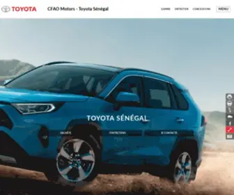 Toyota.sn(CFAO Motors) Screenshot