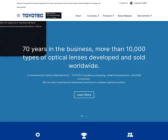 Toyotec.com(TOYOTEC Co) Screenshot