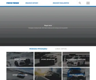 Toyotire.pl(TOYO TIRES) Screenshot