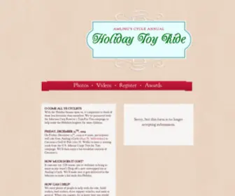 Toyridechicago.com(Amling’s Cycle Holiday Toy Ride) Screenshot