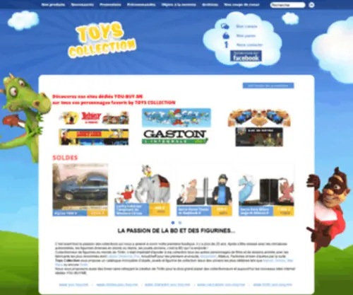 Toys-Collection.com(Figurines de collection) Screenshot