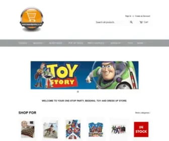 Toysandparties.co.za(Toys and Parties) Screenshot