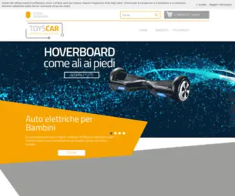 Toyscar.it(Vendita hoverboard macchine elettriche eco scooter) Screenshot