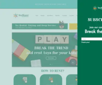 Toyshareexperience.com(Toy Rental Service) Screenshot