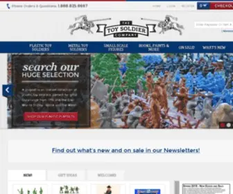 Toysoldierco.com(The Toy Soldier Company) Screenshot