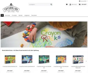 Toysonline.ch(Einfach gutes Spielzeug für Kinder) Screenshot