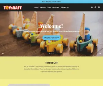 Toysraft.com(Home of educational toys) Screenshot