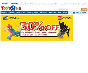 Toysrus.com.my(Toys"R"Us Malaysia Official Website) Screenshot