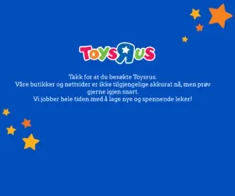 Toysrus.no(Leker fra TOYS"R"US) Screenshot