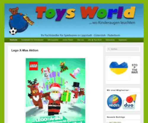 Toysworld.de(Toys World Spielwaren GmbH) Screenshot
