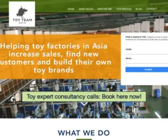 Toyteamasia.com(Our toy business consultancy) Screenshot