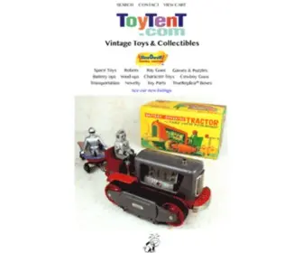 Toytent.com(ToyTent Antique & Collectible Toys for Sale) Screenshot