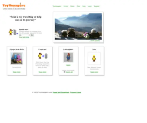 Toyvoyagers.com(Travelling Toys) Screenshot