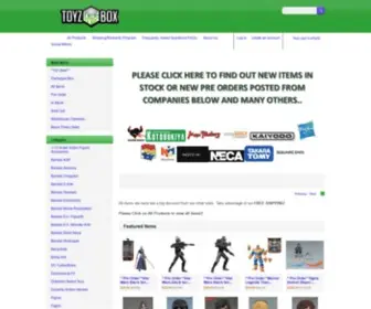 Toyzinthebox.com(Collectibles) Screenshot