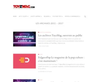 Toyzmag.com(Les Archives 2011) Screenshot