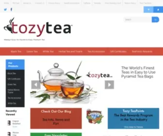 Tozytea.com(Tozy Tea LLC) Screenshot