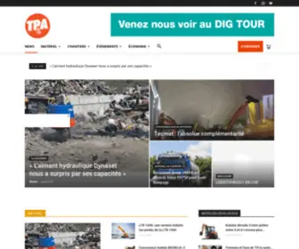 TP-Amenagements.fr(Le magazine TP & Aménagements est dédié aux actualités du secteur des TP) Screenshot