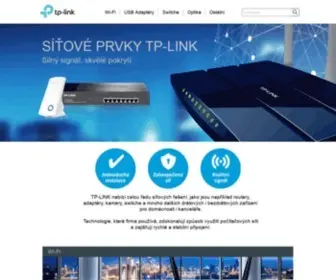 TP-Link.cz(Prodej síťových prvků TP) Screenshot