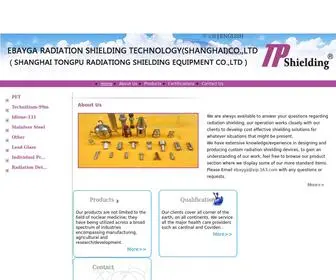 TP-Shielding.com(Ebayga Radiation Shielding Technology (ShangHai) C) Screenshot