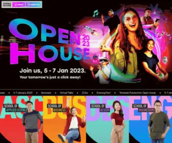 TP.edu.sg(Temasek Polytechnic) Screenshot