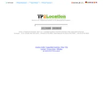 TP2Location.com(Resolve any Telephone Number to its geographical location) Screenshot