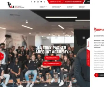 Tpadequatacademy.com(Tony Parker Adéquat Academy) Screenshot