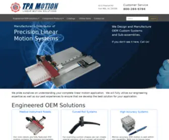 Tpamotion.com(OEM Custom Systems) Screenshot