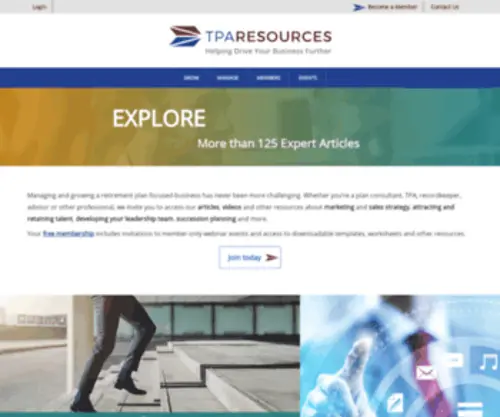 Tparesources.com(TPA Resources) Screenshot