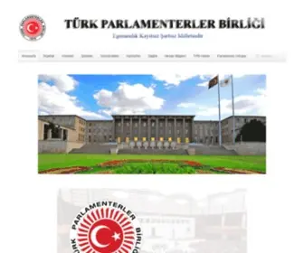 TPB.org.tr(Türk Parlamenterler Birliği) Screenshot