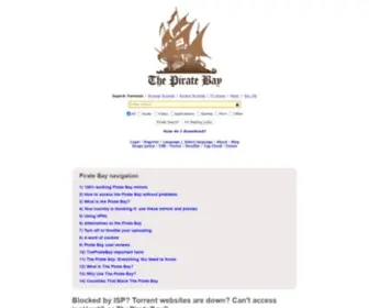 TPB.wiki(The Pirate Bay) Screenshot
