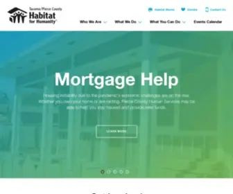 TPC-Habitat.org(Tacoma/Pierce County Habitat For Humanity) Screenshot