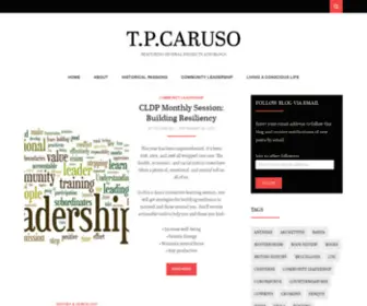 Tpcaruso.com(Featuring historical passions) Screenshot