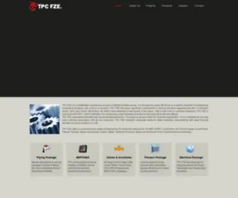 TPCfze.com(TPC FZE) Screenshot