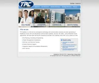 TPCSYstems.com(We are convergence technology specialists. TPC) Screenshot