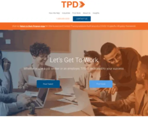 TPD.biz(Workforce Solutions) Screenshot