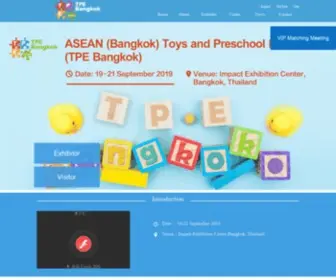 Tpebangkok.com(ASEAN (Bangkok) Toys & Preschool Expo) Screenshot