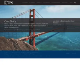 TPG.com(Leading Global Private Investment Firm) Screenshot