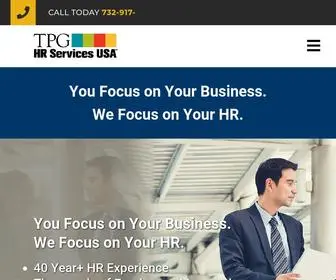 TPGHrservices.com(TPG HR Services USA) Screenshot