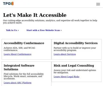 Tpgi.com(Your web accessibility journey) Screenshot