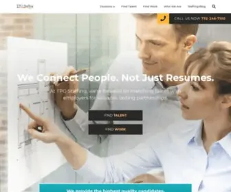 TPGstaffus.com(Recruitment Experts) Screenshot