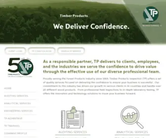 Tpinspection.com(Timber Products Inspection) Screenshot