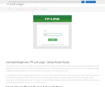 Tplinklogin.xyz(tplinklogin) Screenshot