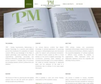 Tpmap.org(Testing, Psychometrics, Methodology in Applied Psychology) Screenshot