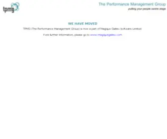 TPMG.com(Managing performance and feedback online) Screenshot