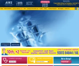 Tpmi.org.in(Tagore & Rajiv Gandhi Paramedical College) Screenshot