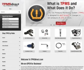 TPMsdirect.com(OEM Tire Pressure Monitoring Sensors) Screenshot