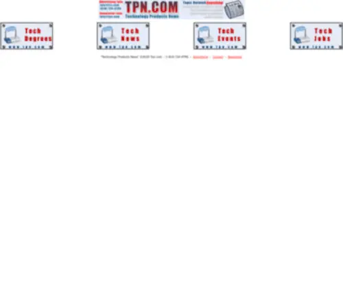 TPN.com(Technology Products News) Screenshot