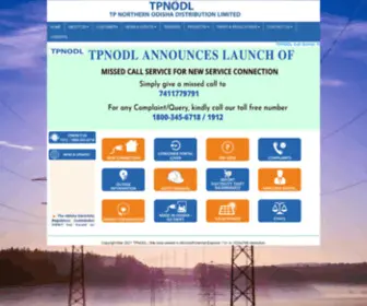 Tpnodl.com(TP Northern Odisha Distribution Limited (TPNODL)) Screenshot