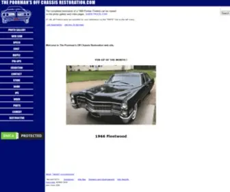 Tpocr.com(The Poorman's Off Chassis Restoration.Com Home) Screenshot